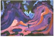 Ernst Ludwig Kirchner The Amselfluh France oil painting artist
